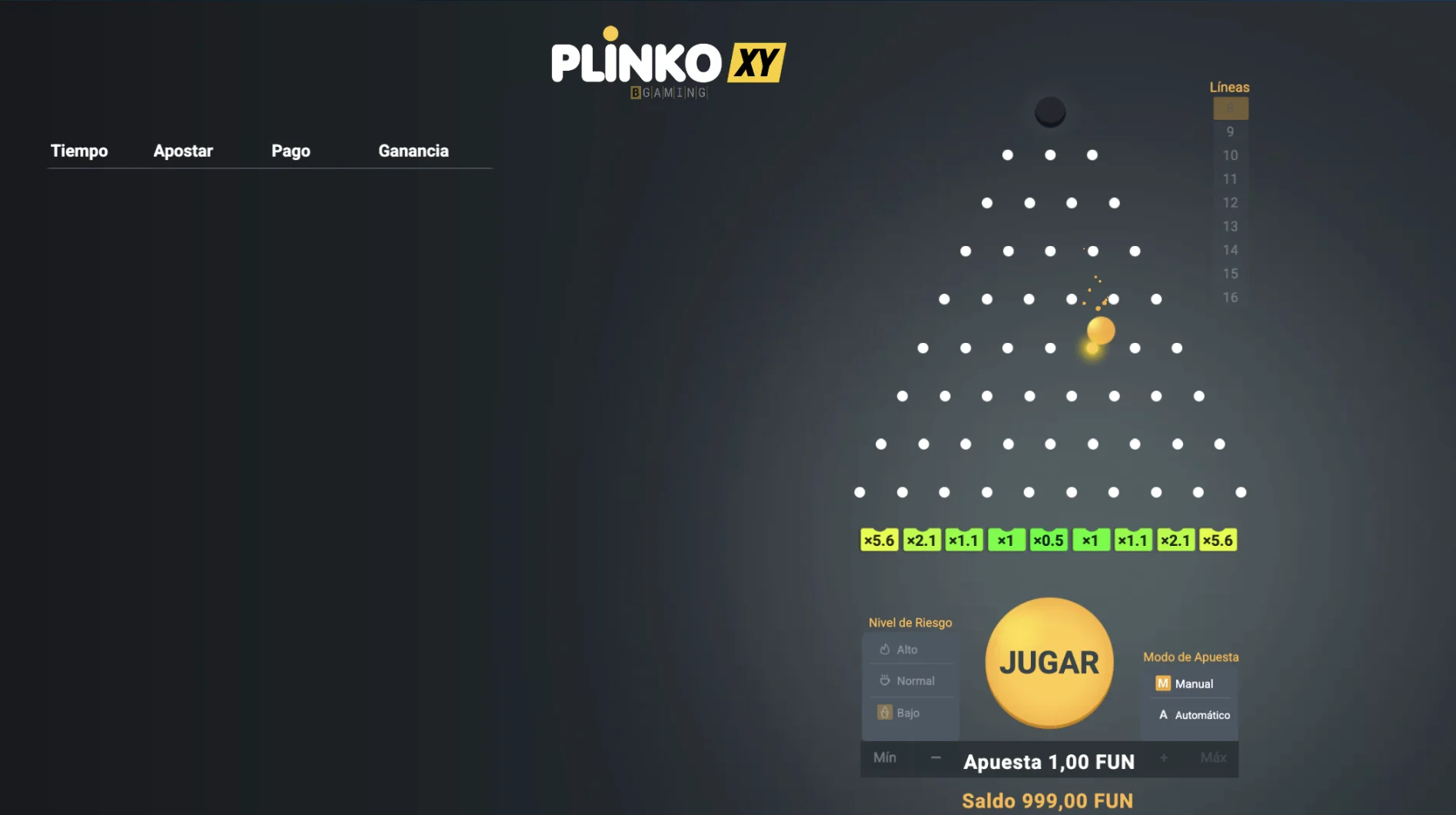 Plinko XY